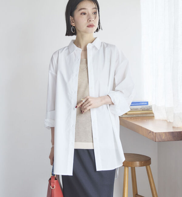 Doux archives「ベーシックオーバーシャツ／」|シャツ・ブラウス|