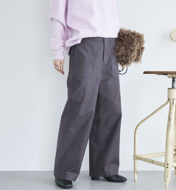 Doux archives「ベイカーパンツ」|チノ|CHARCOAL GRAY
