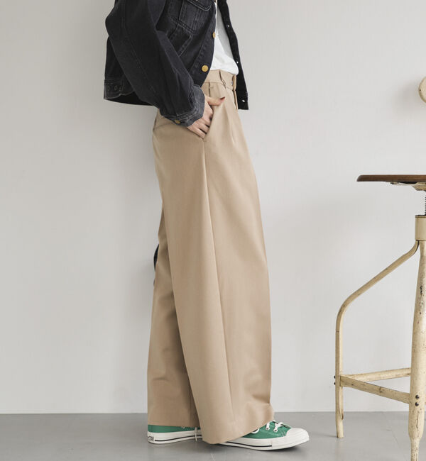 Doux archives「２タックワイドパンツ」|チノ|