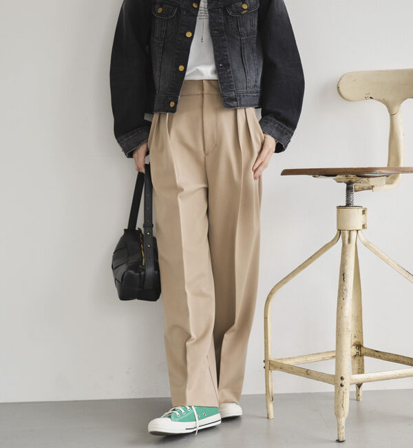 Doux archives「２タックワイドパンツ」|チノ|
