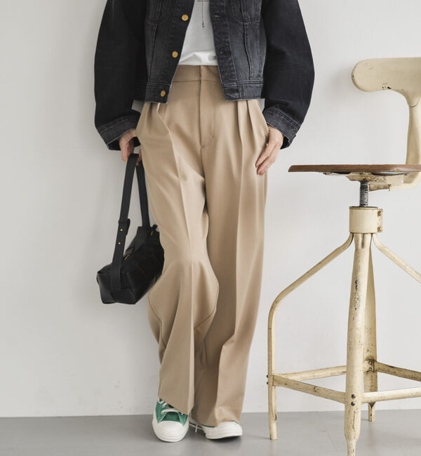 Doux archives「２タックワイドパンツ」|チノ|