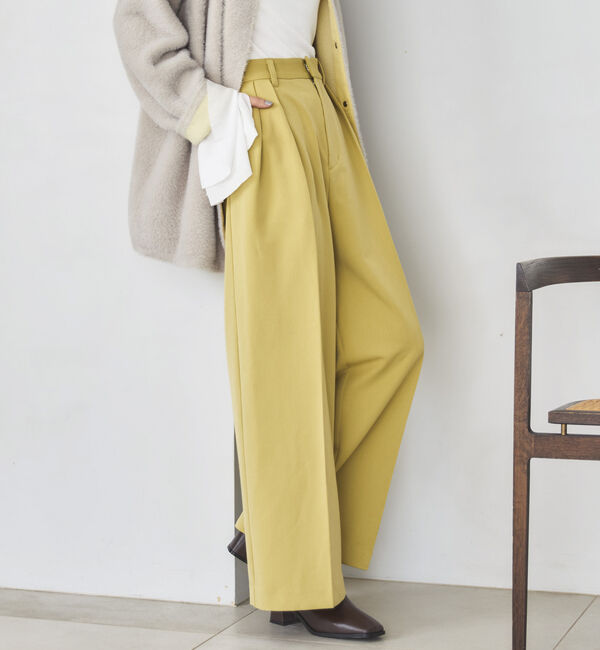 Doux archives「２タックワイドパンツ」|チノ|