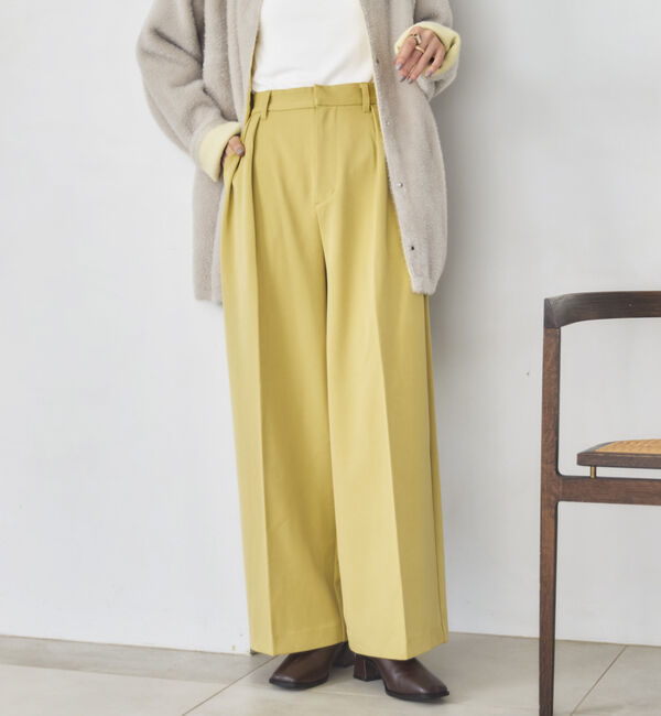 Doux archives「２タックワイドパンツ」|チノ|
