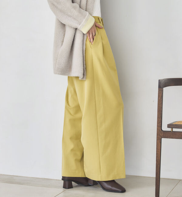 Doux archives「２タックワイドパンツ」|チノ|