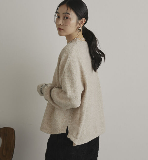 Doux archives「【マシンウォッシャブル】ドルマンニット」|ニット・セーター|