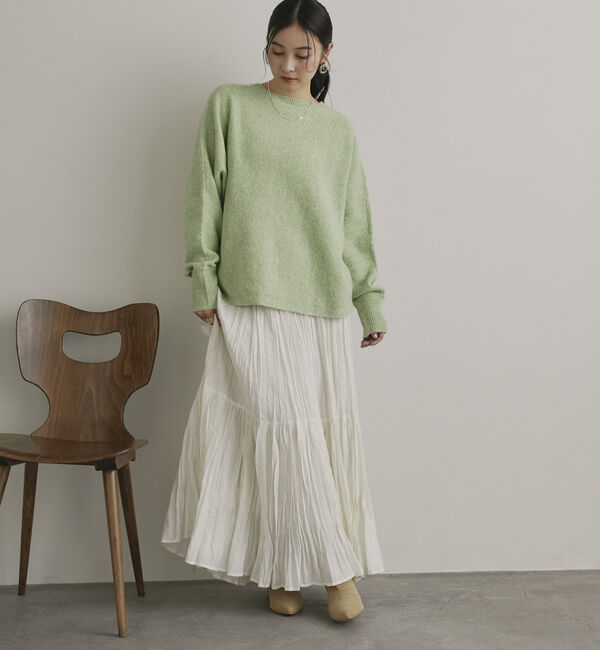 Doux archives「【マシンウォッシャブル】ドルマンニット」|ニット・セーター|