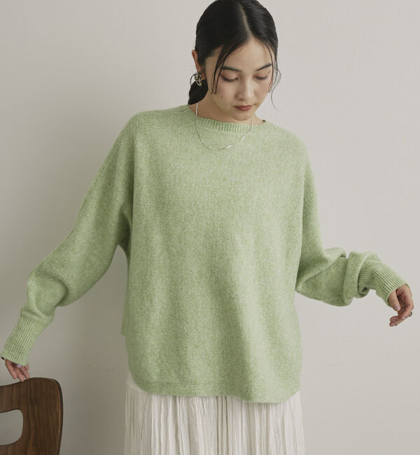 Doux archives「【マシンウォッシャブル】ドルマンニット」|ニット・セーター|