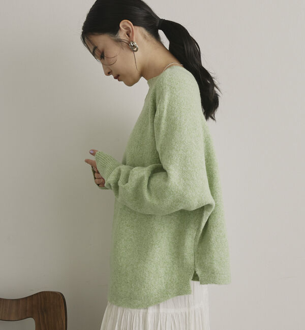 Doux archives「【マシンウォッシャブル】ドルマンニット」|ニット・セーター|