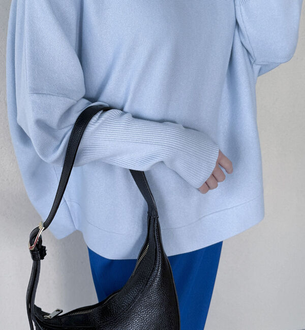 Doux archives「ロングリブドルマンプルオーバー」|ニット・セーター|