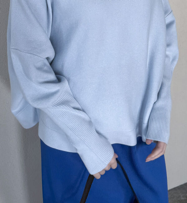 Doux archives「ロングリブドルマンプルオーバー」|ニット・セーター|