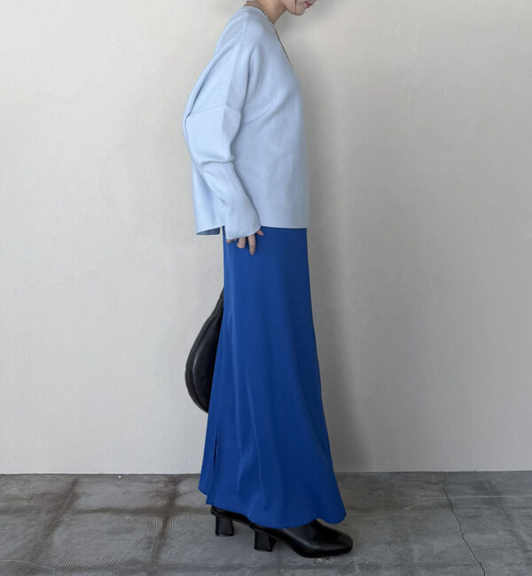 Doux archives「ロングリブドルマンプルオーバー」|ニット・セーター|