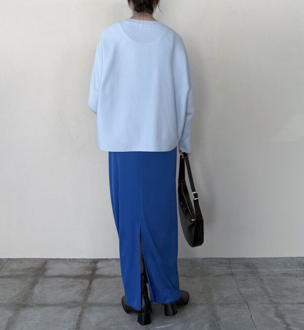 Doux archives「ロングリブドルマンプルオーバー」|ニット・セーター|