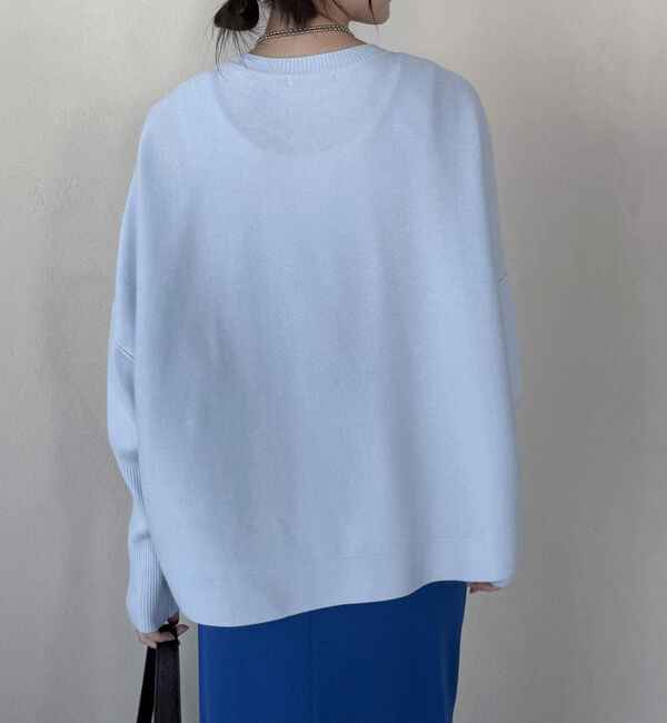 Doux archives「ロングリブドルマンプルオーバー」|ニット・セーター|