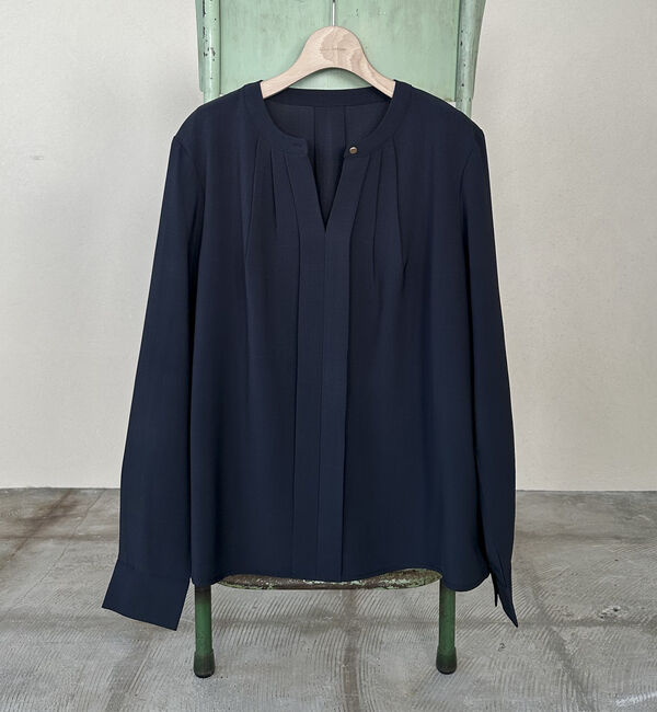 Doux archives「２ＷＡＹタックブラウス」|シャツ・ブラウス|NAVY