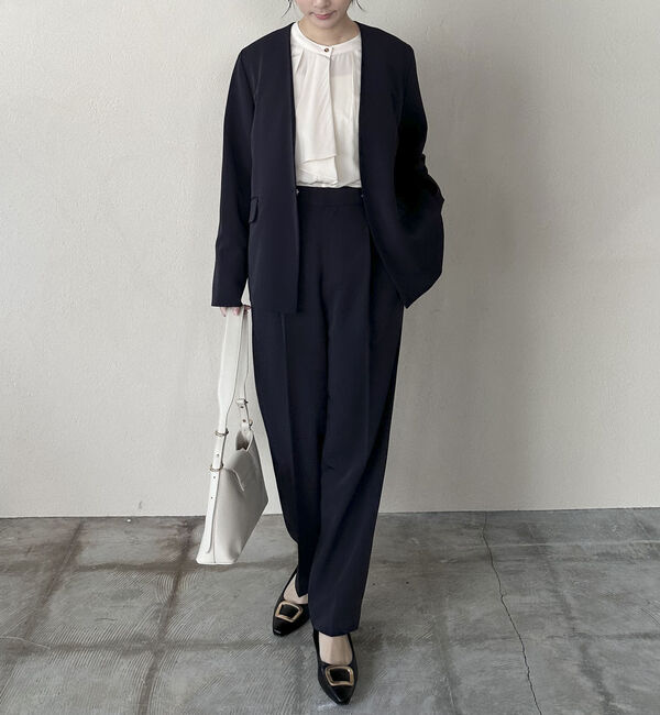 Doux archives「＇【セットアップ対応】ストレッチセンタープレスパンツ&rsquo;」|チノ|