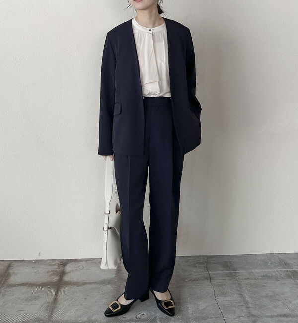 Doux archives「＇【セットアップ対応】ストレッチセンタープレスパンツ&rsquo;」|チノ|