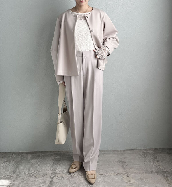 Doux archives「＇【セットアップ対応】ストレッチセンタープレスパンツ&rsquo;」|チノ|