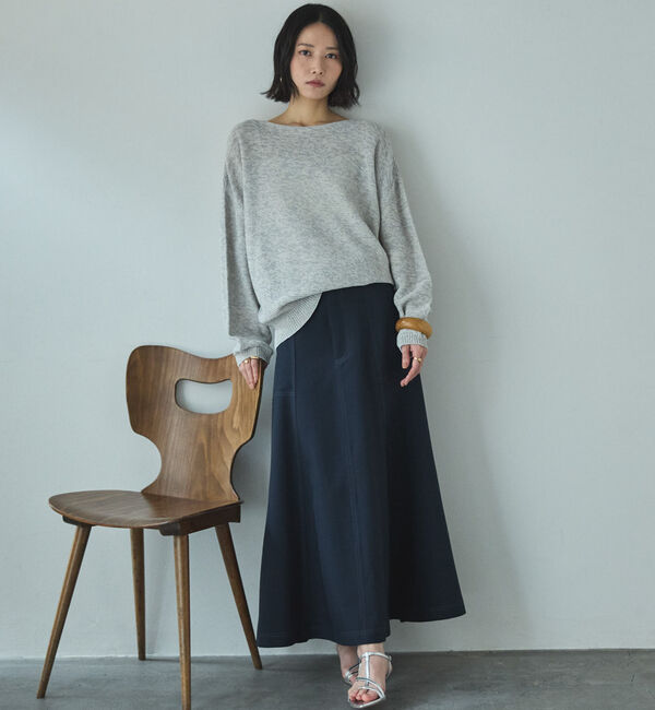 Doux archives「ペーパーヤーンＭＩＸニットプルオーバー」|ニット・セーター|