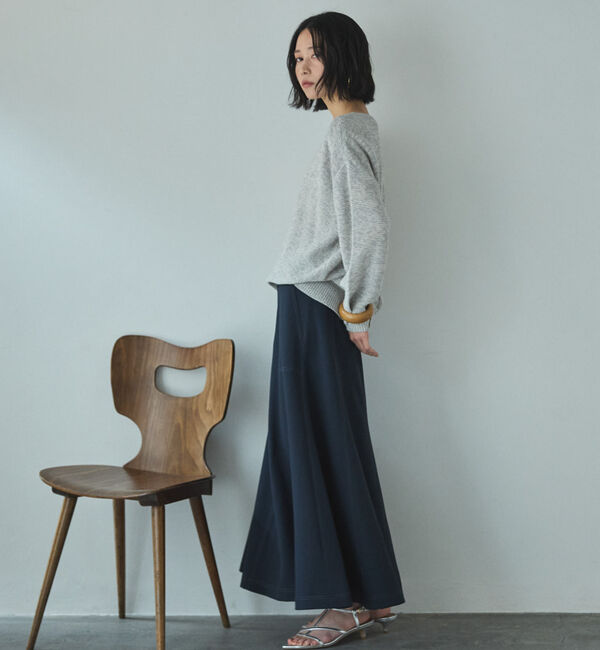 Doux archives「ペーパーヤーンＭＩＸニットプルオーバー」|ニット・セーター|