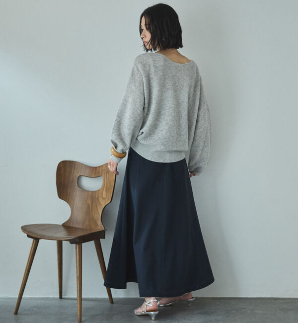 Doux archives「ペーパーヤーンＭＩＸニットプルオーバー」|ニット・セーター|