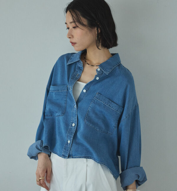 Doux archives「セルロースソフトシャツ」|シャツ・ブラウス|SAX