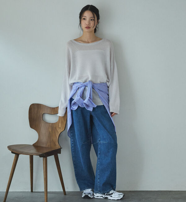 Doux archives「ペーパーヤーンプルオーバー」|ニット・セーター|