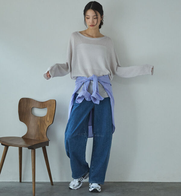 Doux archives「ペーパーヤーンプルオーバー」|ニット・セーター|