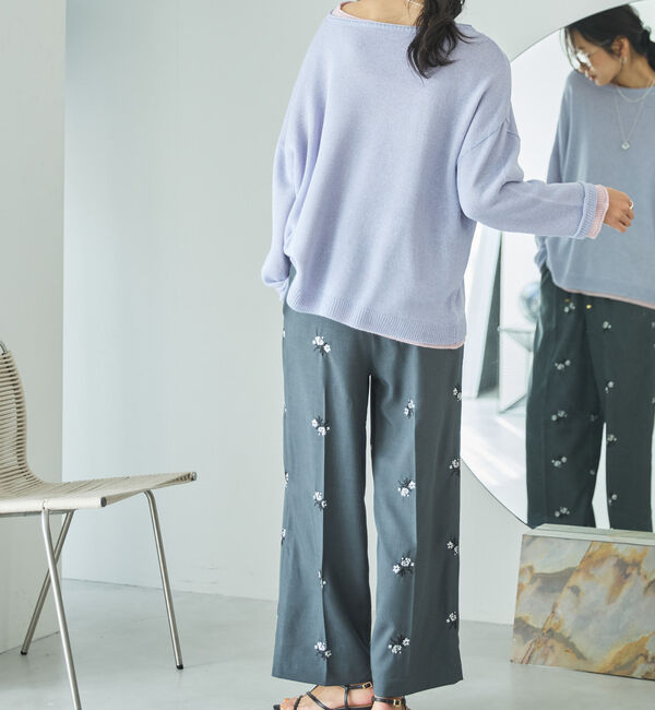 Doux archives「ペーパーヤーンプルオーバー」|ニット・セーター|