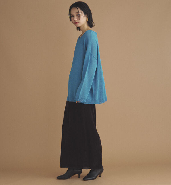 Doux archives「ペーパーヤーンプルオーバー」|ニット・セーター|