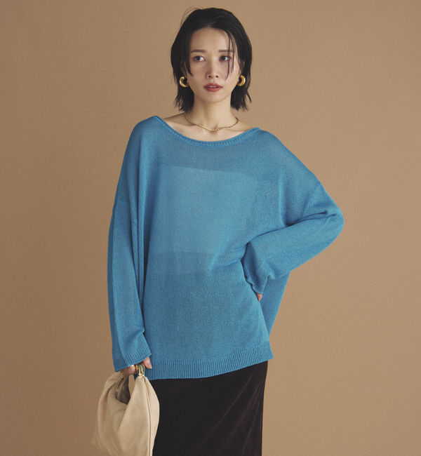 Doux archives「ペーパーヤーンプルオーバー」|ニット・セーター|