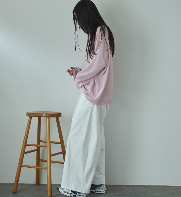 Doux archives「ペーパーヤーンプルオーバー」|ニット・セーター|