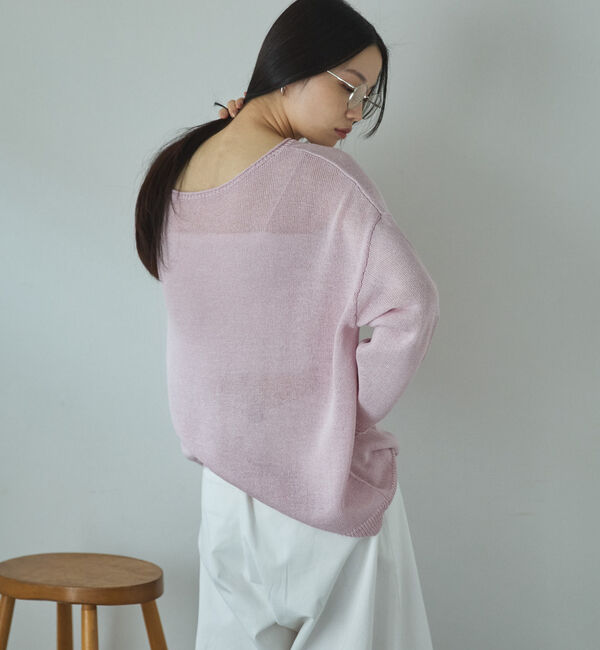 Doux archives「ペーパーヤーンプルオーバー」|ニット・セーター|