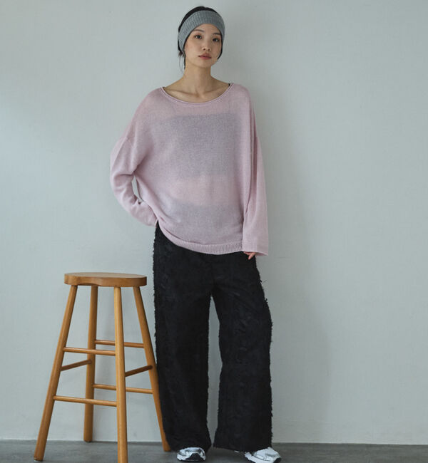 Doux archives「ペーパーヤーンプルオーバー」|ニット・セーター|