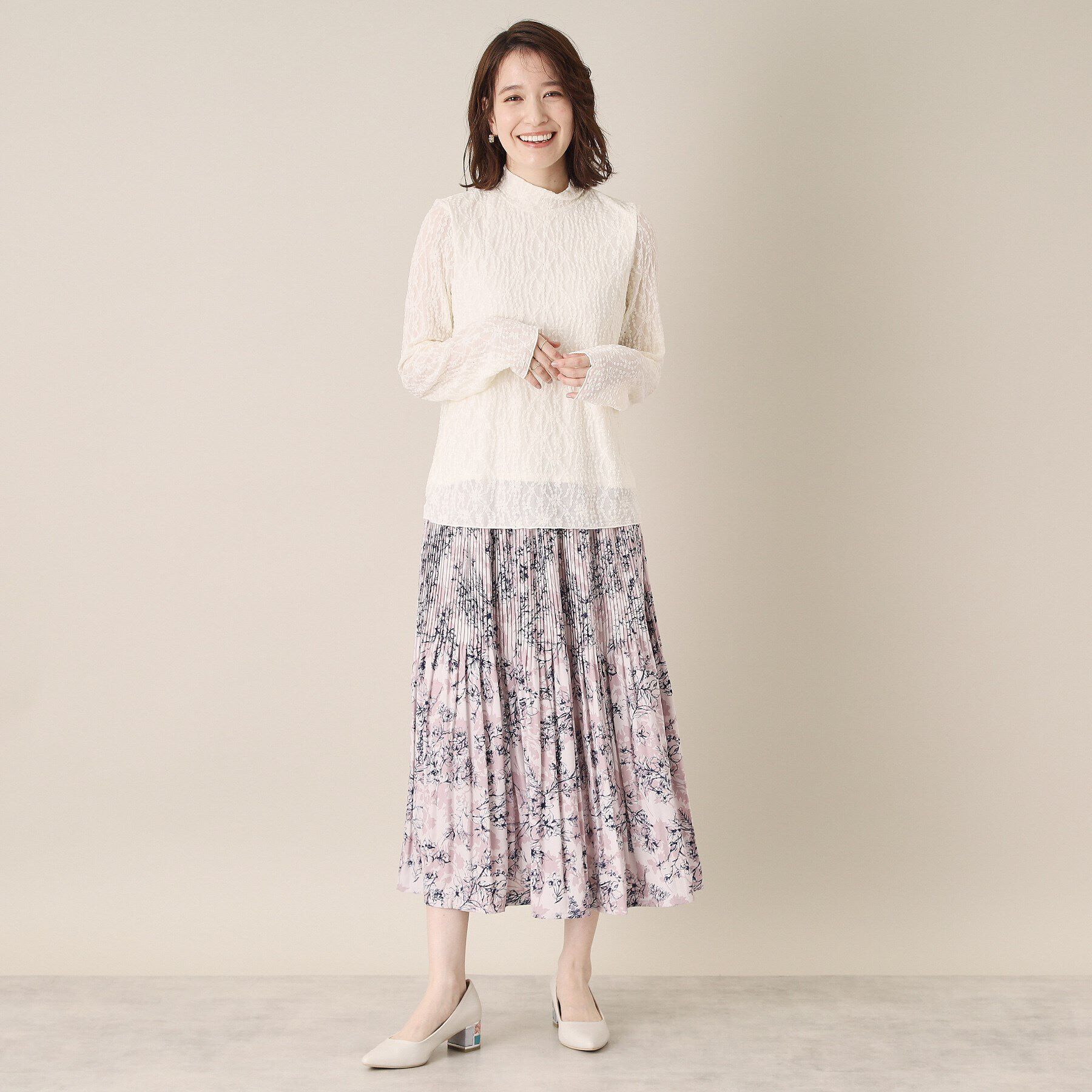 ITS&rsquo;DEMO「【洗濯機OK】レースプルオーバー」|Tシャツ・カットソー|