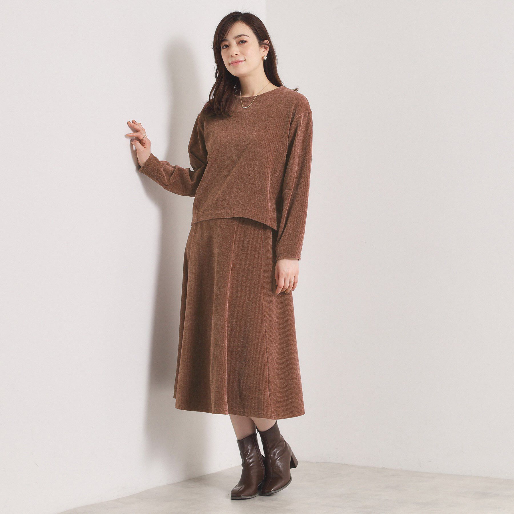 ITS&rsquo;DEMO「【手洗い可／セットアップ可】カットツイルプルオーバー」|Tシャツ・カットソー|