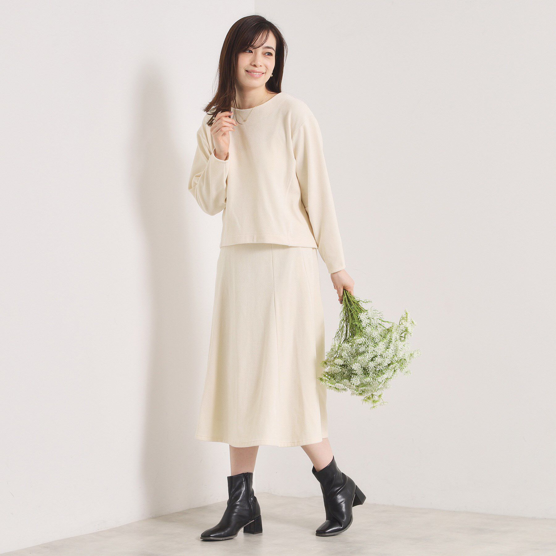 ITS&rsquo;DEMO「【手洗い可／セットアップ可】カットツイルプルオーバー」|Tシャツ・カットソー|