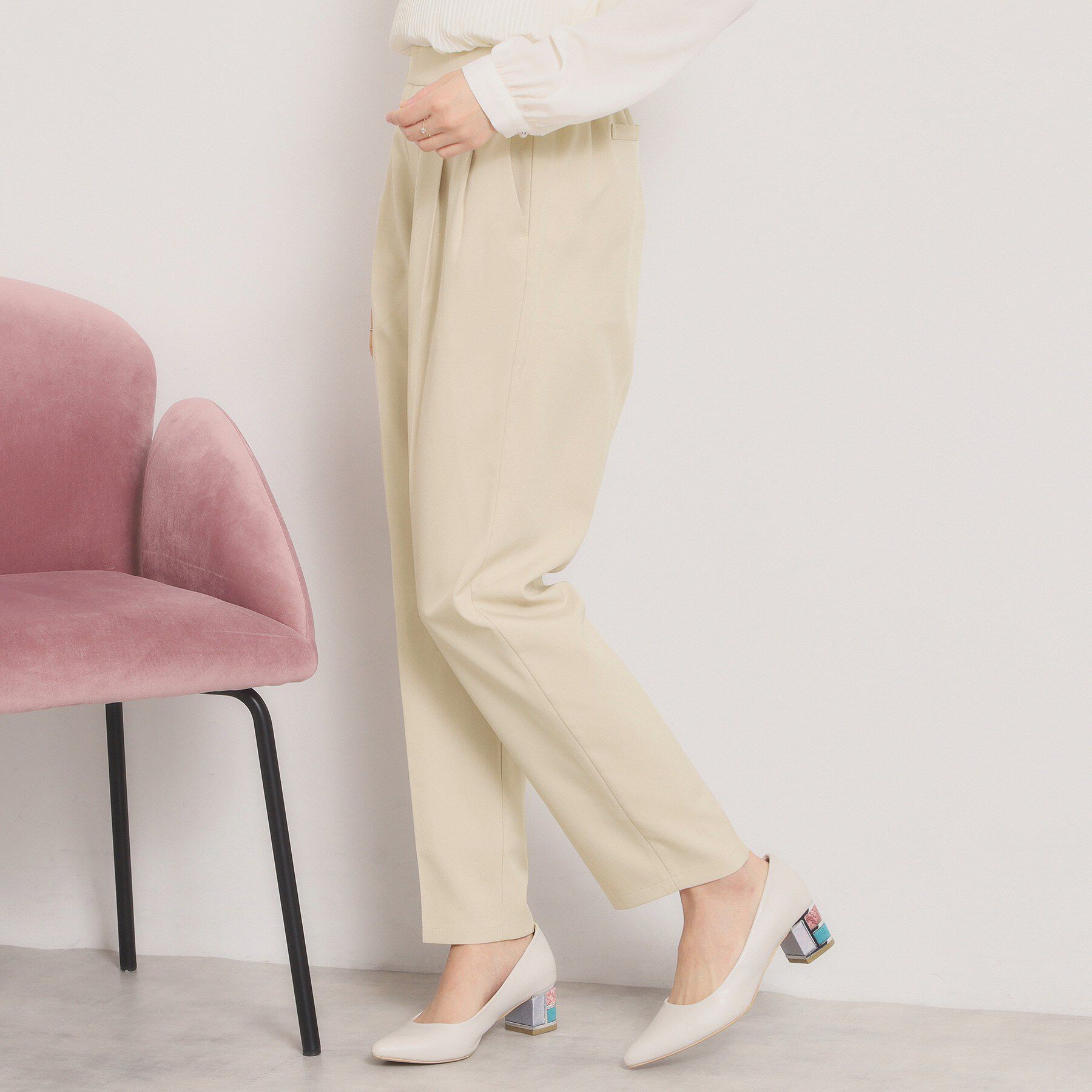 ITS&rsquo;DEMO「【入卒／洗濯機OK／イージーケア】ツイルストレッチテーパードパンツ」|その他|