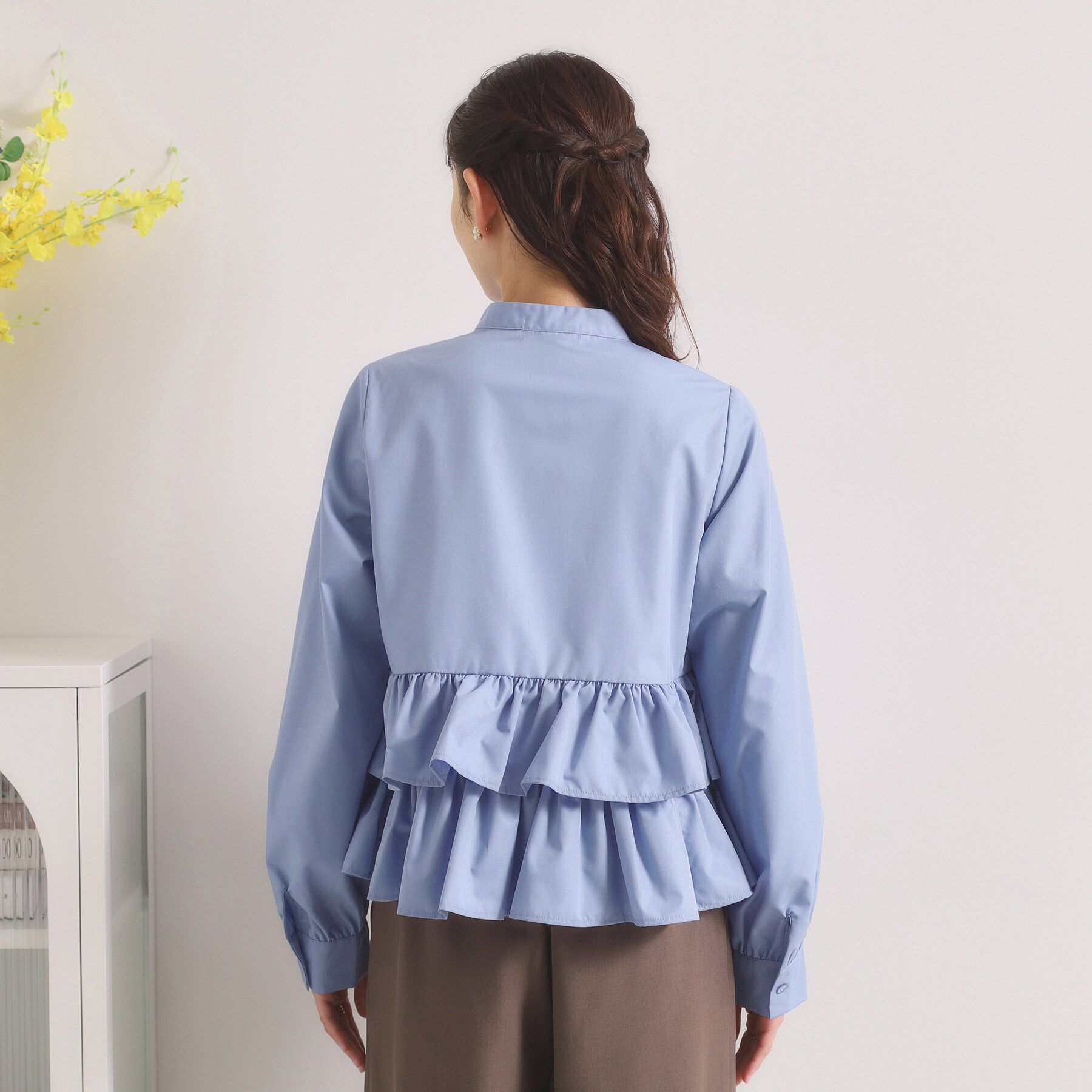 ITS&rsquo;DEMO「【洗濯機OK】ティアードフリルブラウス」|シャツ・ブラウス|