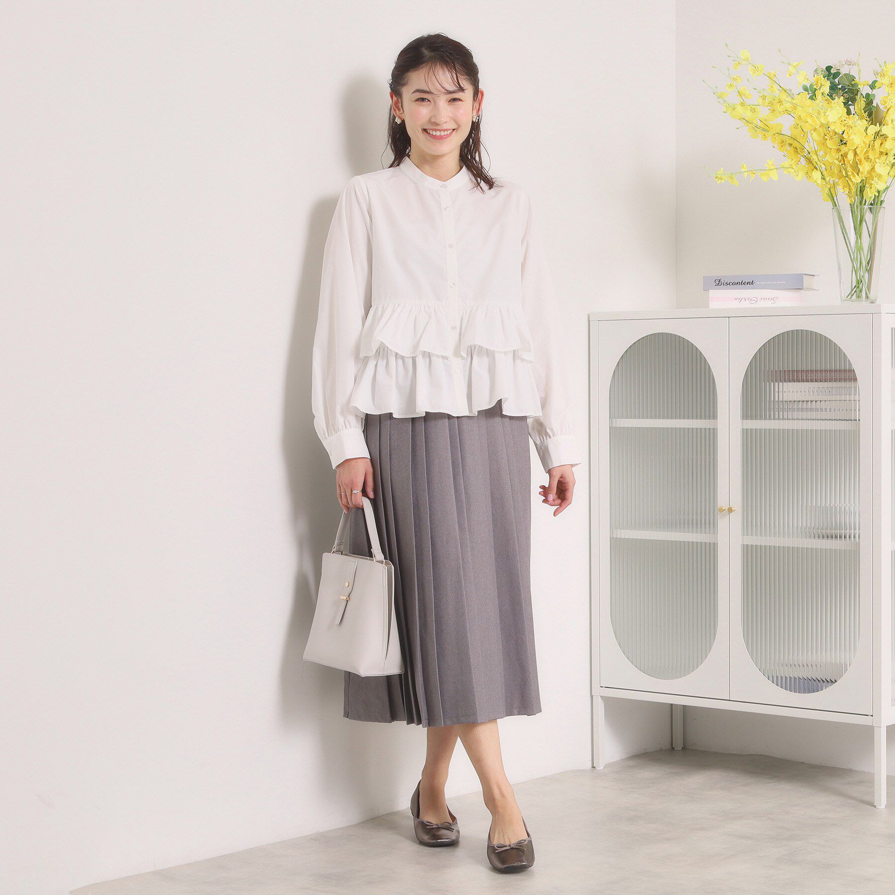 ITS&rsquo;DEMO「【洗濯機OK】ティアードフリルブラウス」|シャツ・ブラウス|