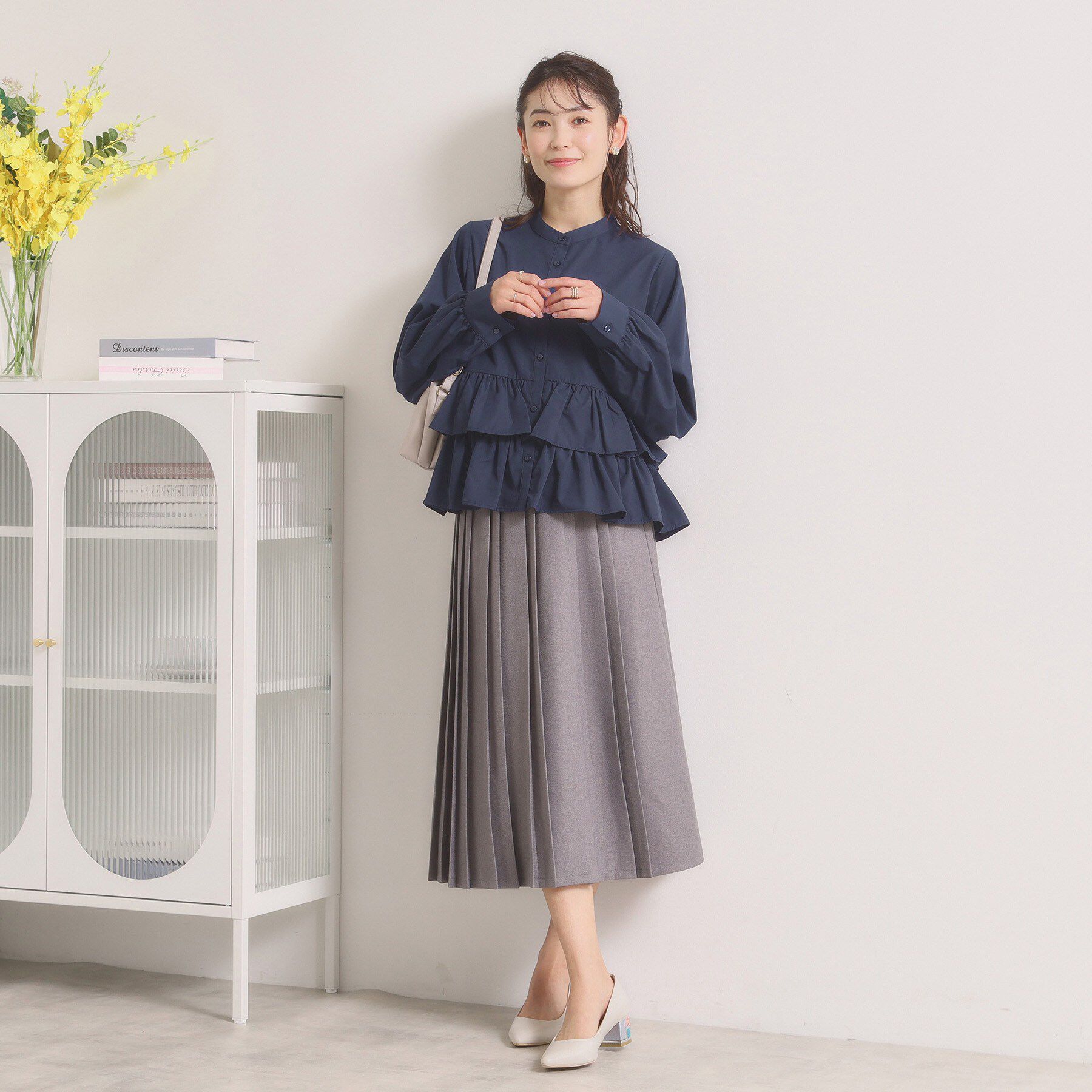 ITS&rsquo;DEMO「【洗濯機OK】ティアードフリルブラウス」|シャツ・ブラウス|