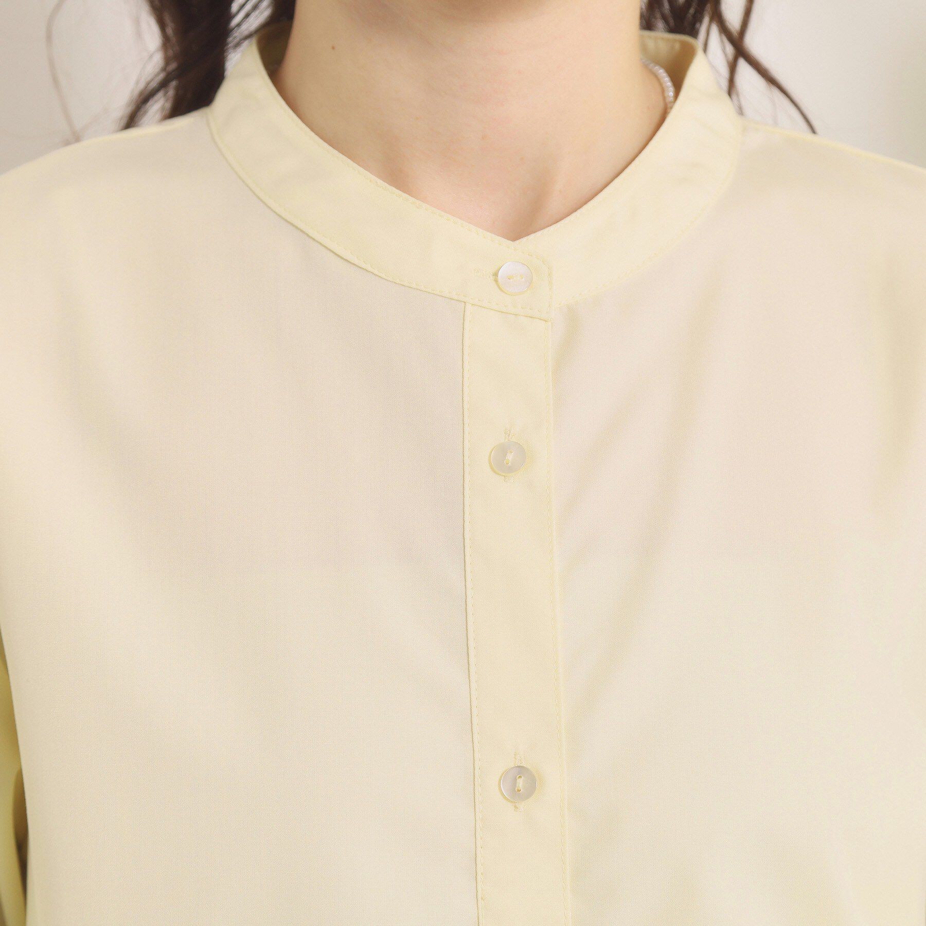 ITS&rsquo;DEMO「【洗濯機OK】バルーンヘムブラウス」|シャツ・ブラウス|