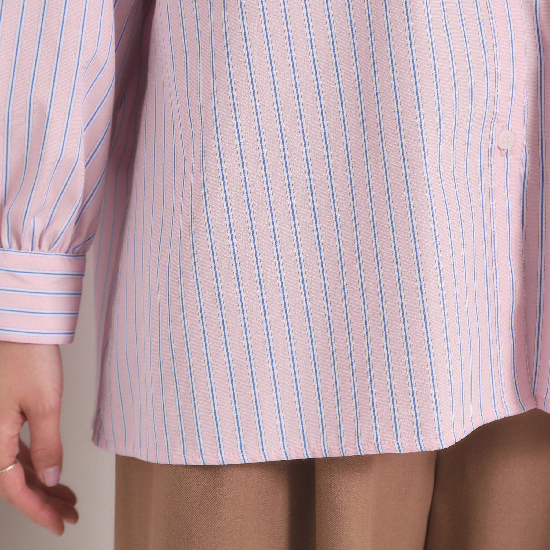 ITS&rsquo;DEMO「【手洗い可】バックギャザーブラウス」|シャツ・ブラウス|