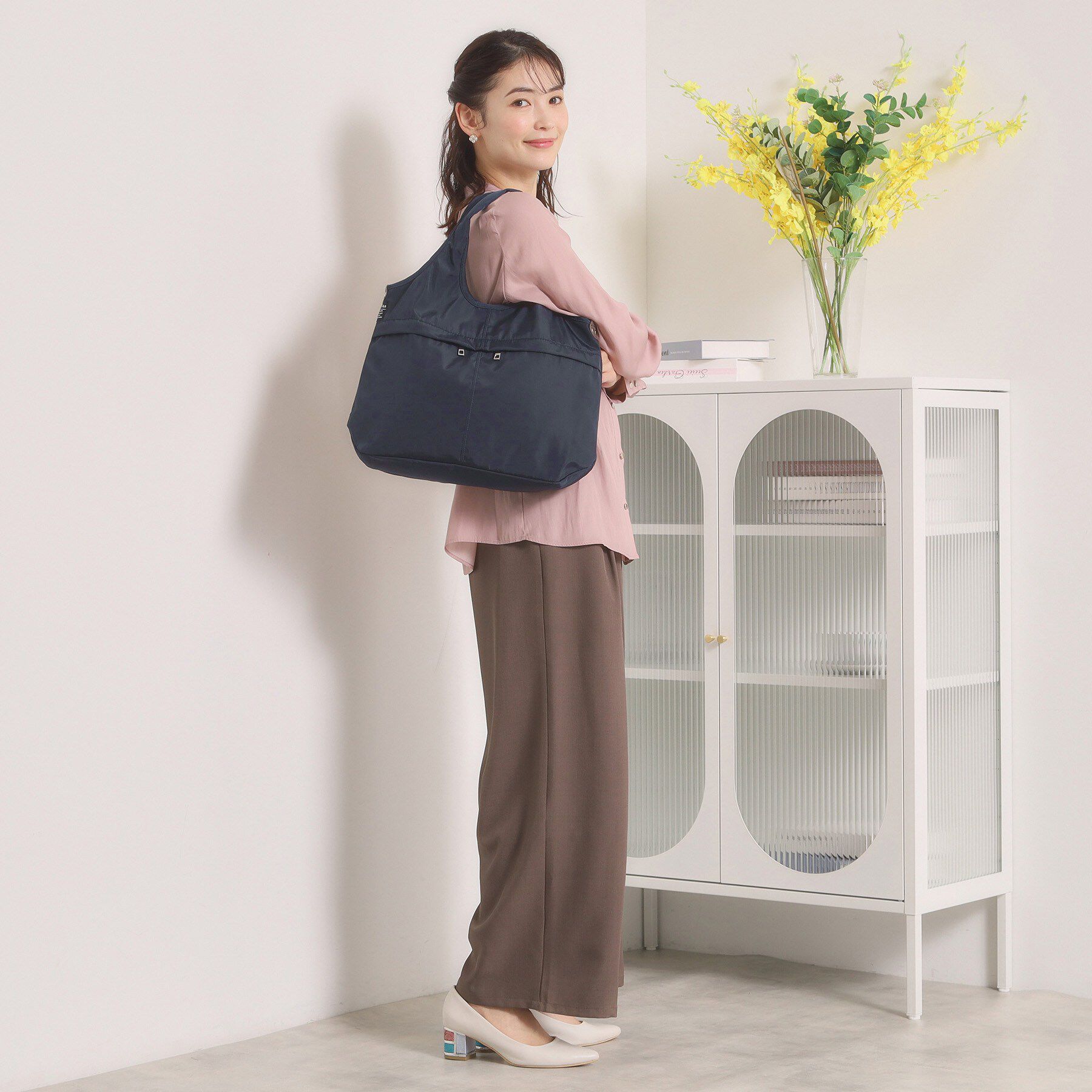 ITS&rsquo;DEMO「【防花粉／全6色】高密度バルーン10ポケットトート」|トートバッグ|