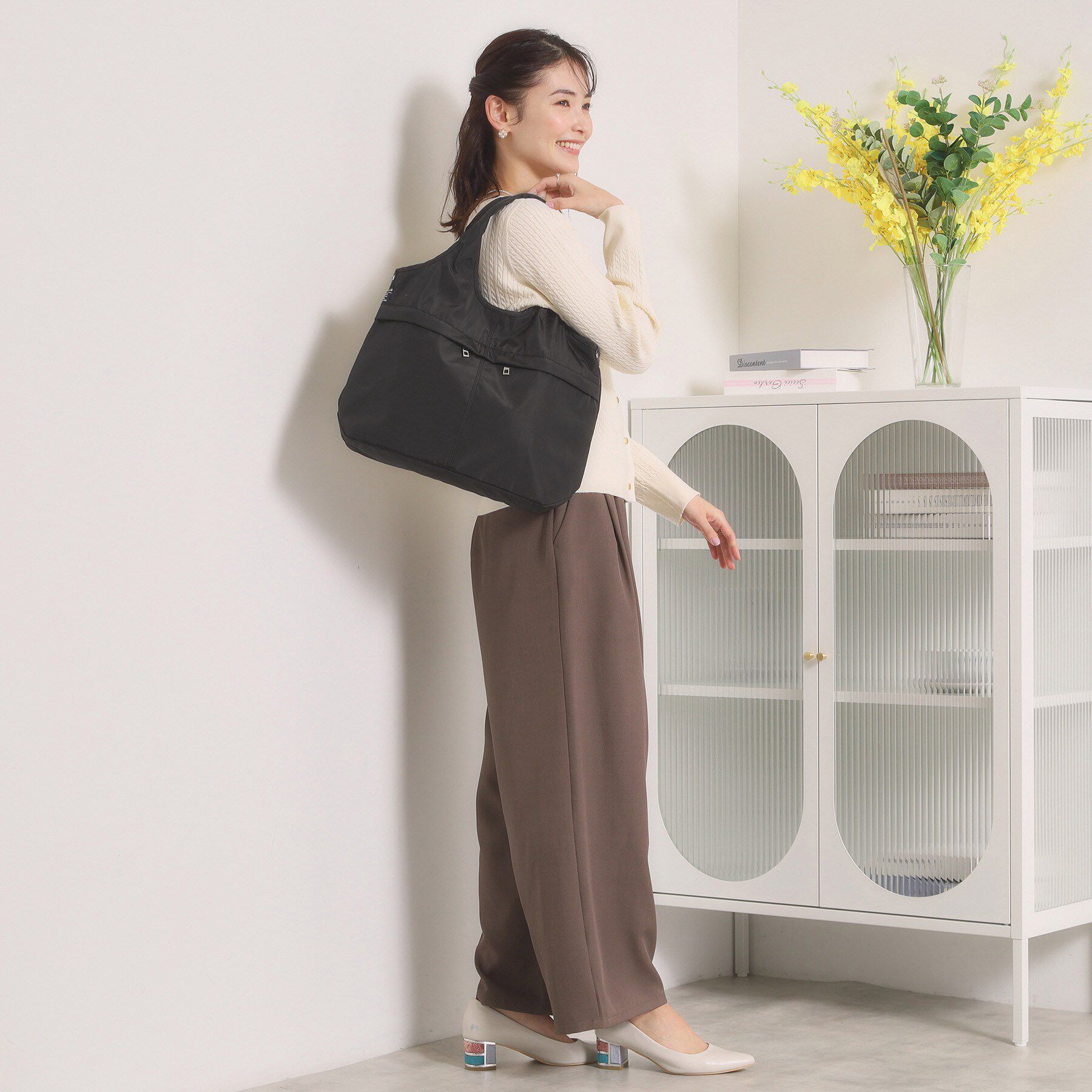 ITS&rsquo;DEMO「【防花粉／全6色】高密度バルーン10ポケットトート」|トートバッグ|