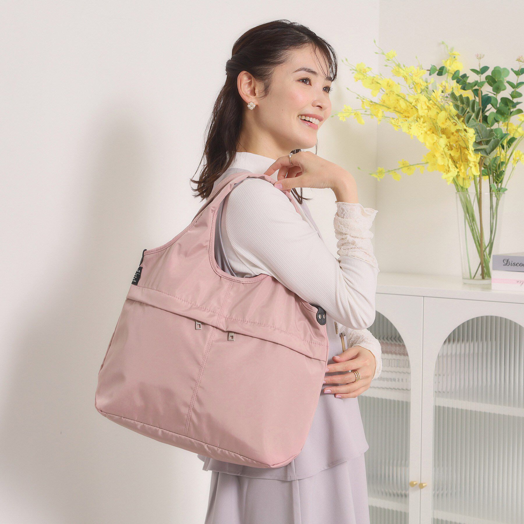 ITS&rsquo;DEMO「【防花粉／全6色】高密度バルーン10ポケットトート」|トートバッグ|