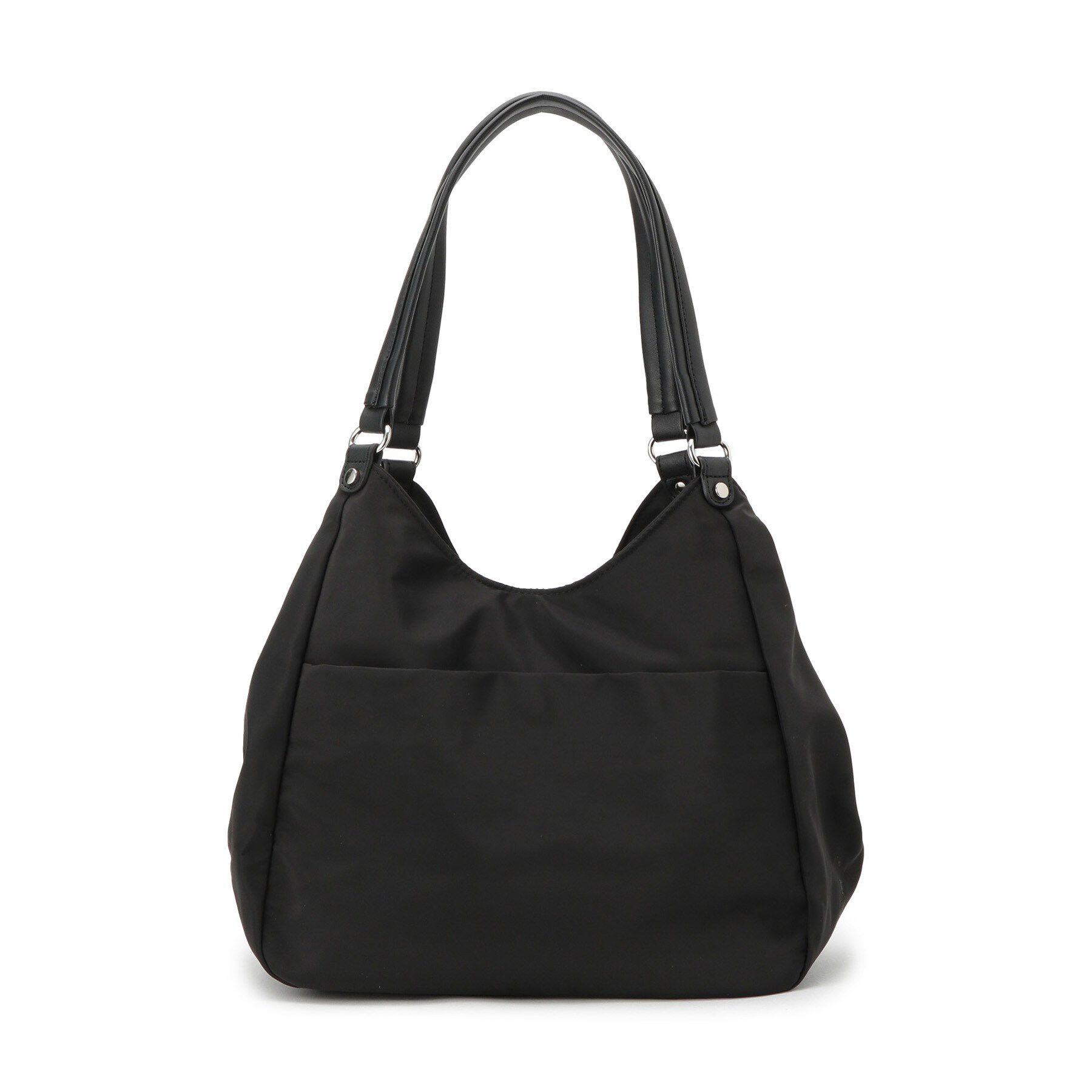 ITS&rsquo;DEMO「【7ポケット】合皮コンビ三層トート」|トートバッグ|