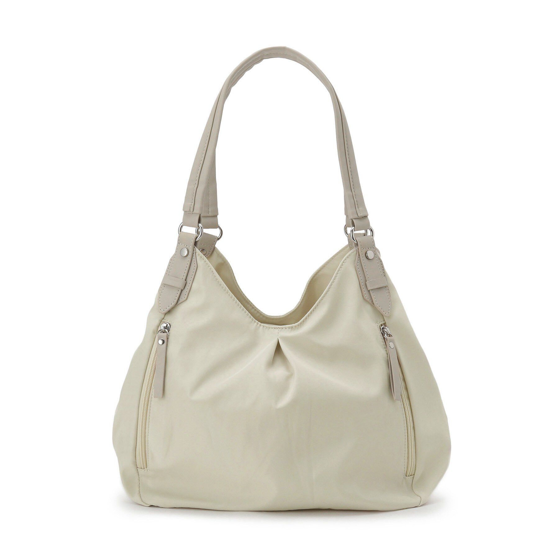 ITS&rsquo;DEMO「【7ポケット】合皮コンビ三層トート」|トートバッグ|