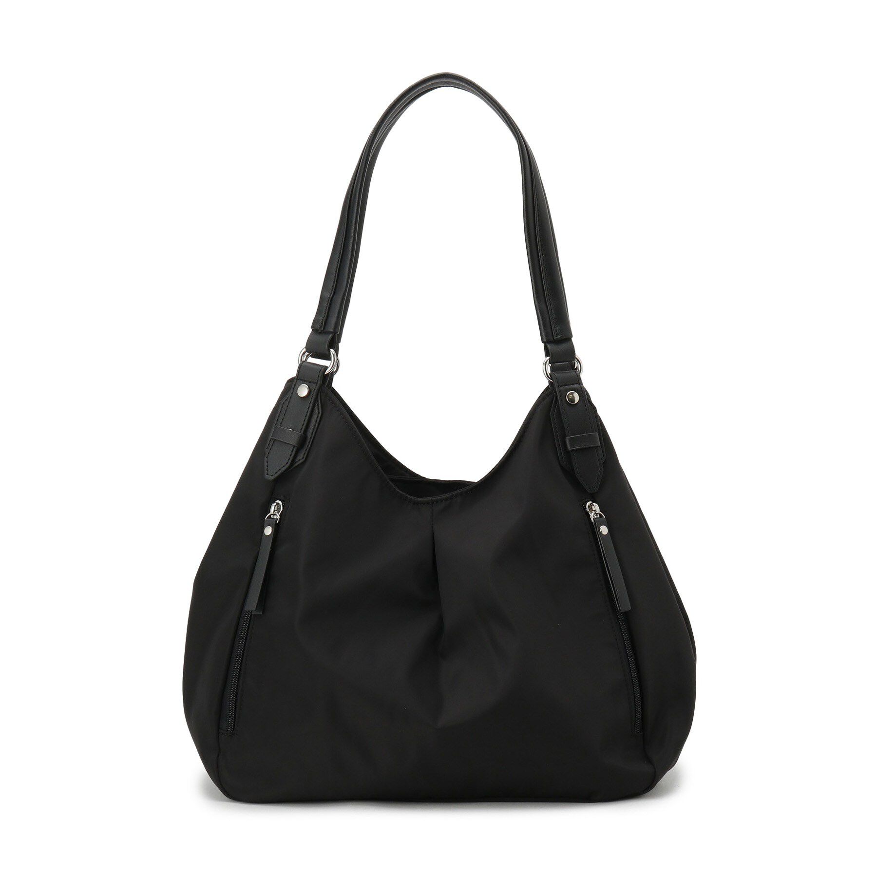 ITS&rsquo;DEMO「【7ポケット】合皮コンビ三層トート」|トートバッグ|