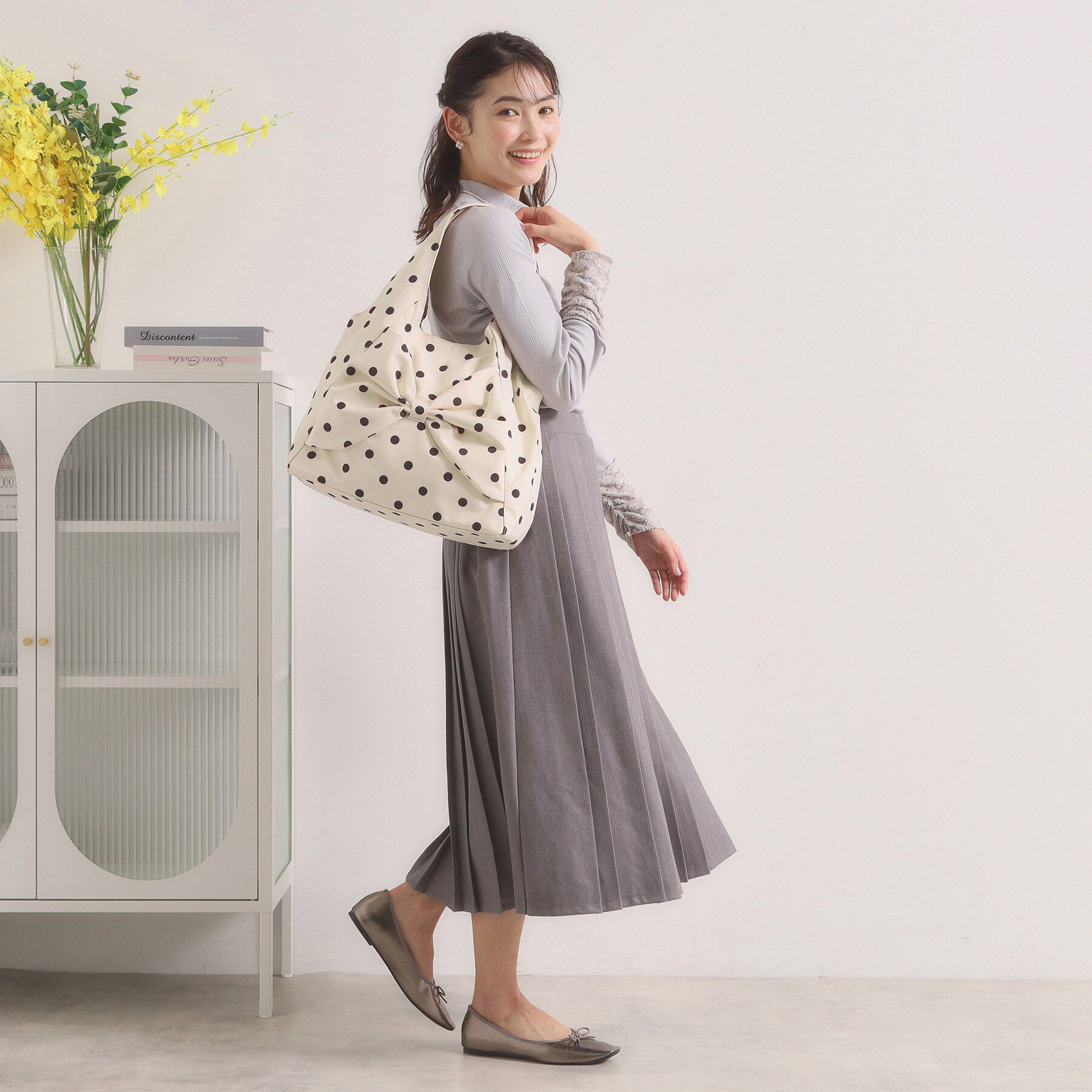 ITS&rsquo;DEMO「リボンモチーフサブトート」|トートバッグ|