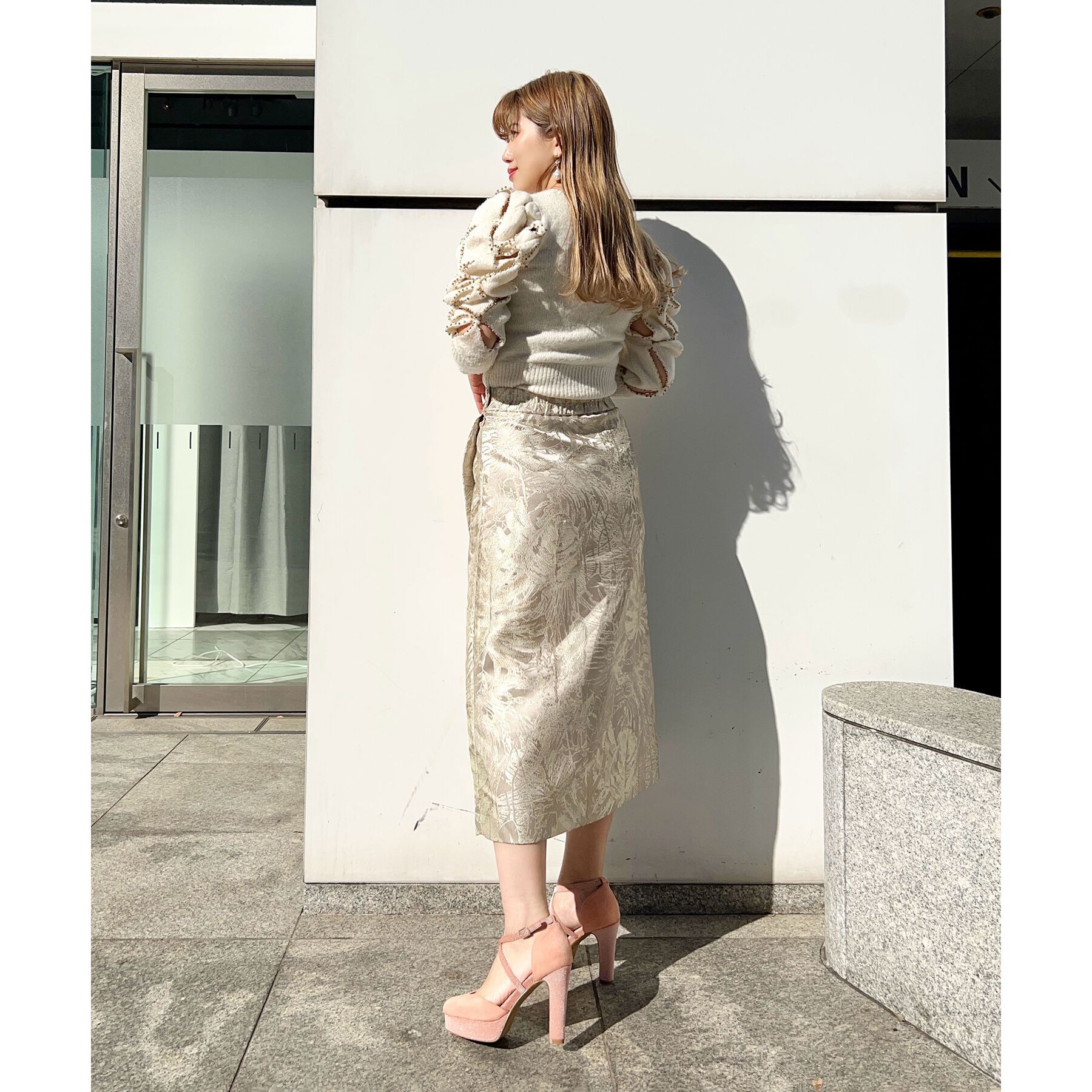 ESPERANZA「クロスストラップハイヒールセパレートパンプス」|パンプス|